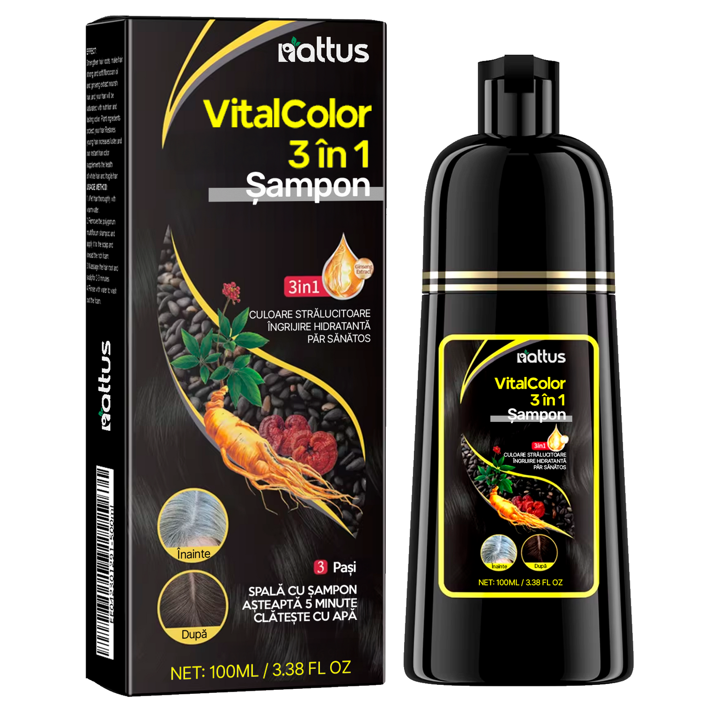 Șampon Nattus® VitalColor 3 în 1