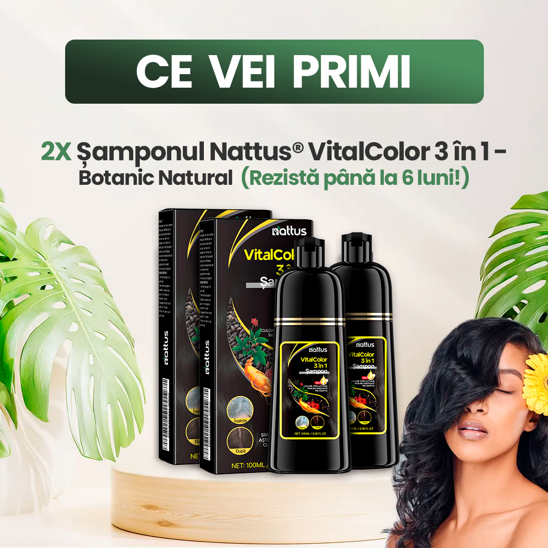 Șampon Nattus® VitalColor 3 în 1